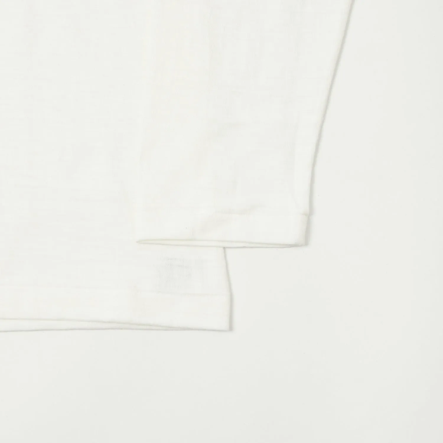 Warehouse & Co 5906 L/S Crew Neck Tee - Off White