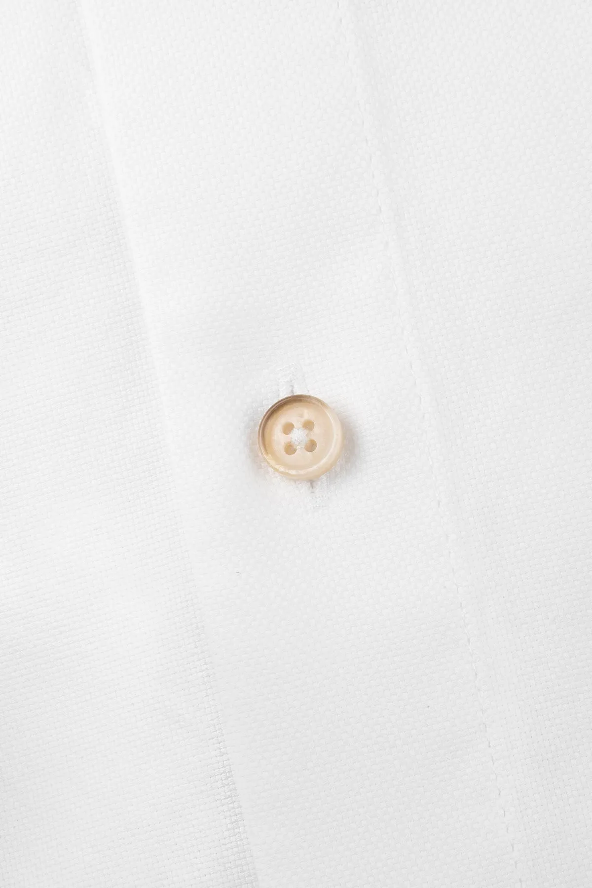 White oxford button down regular fit shirt