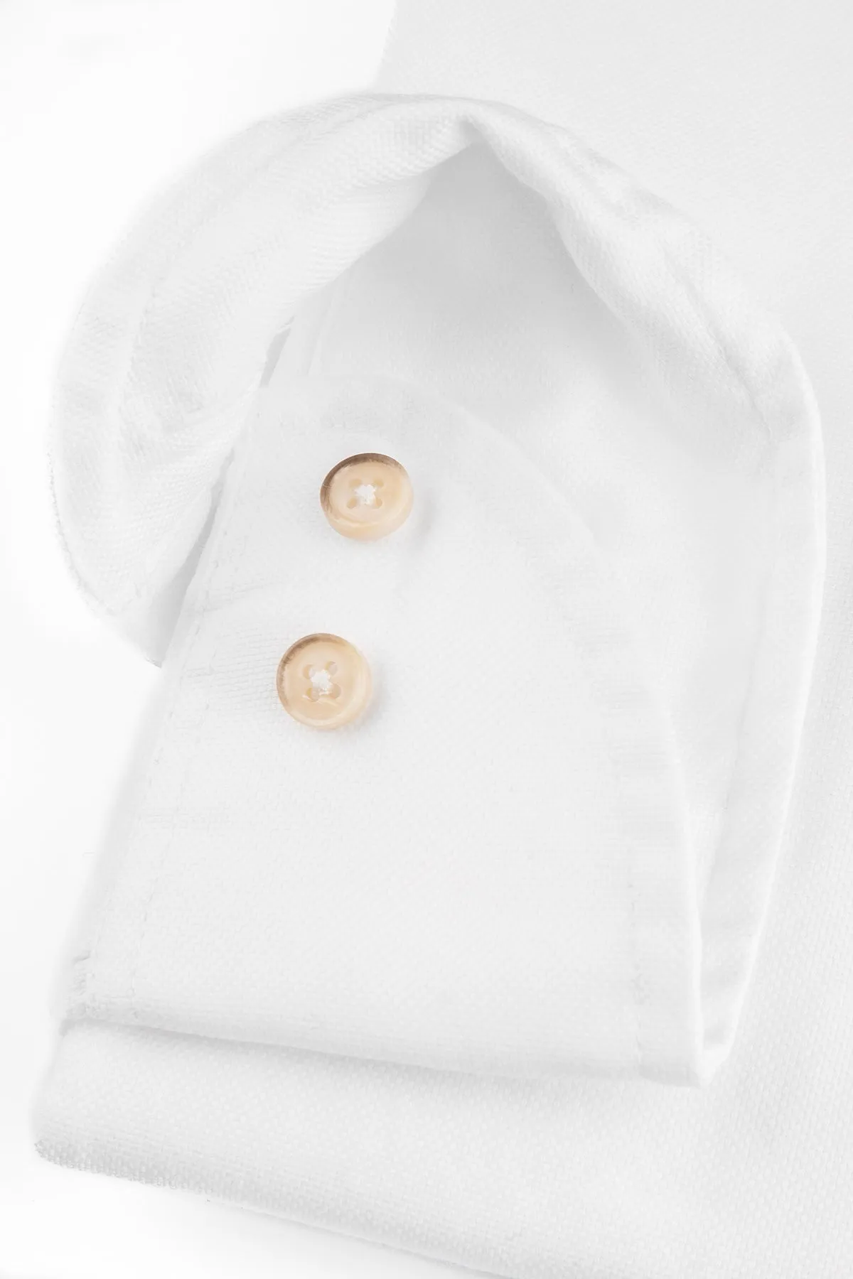 White oxford button down regular fit shirt